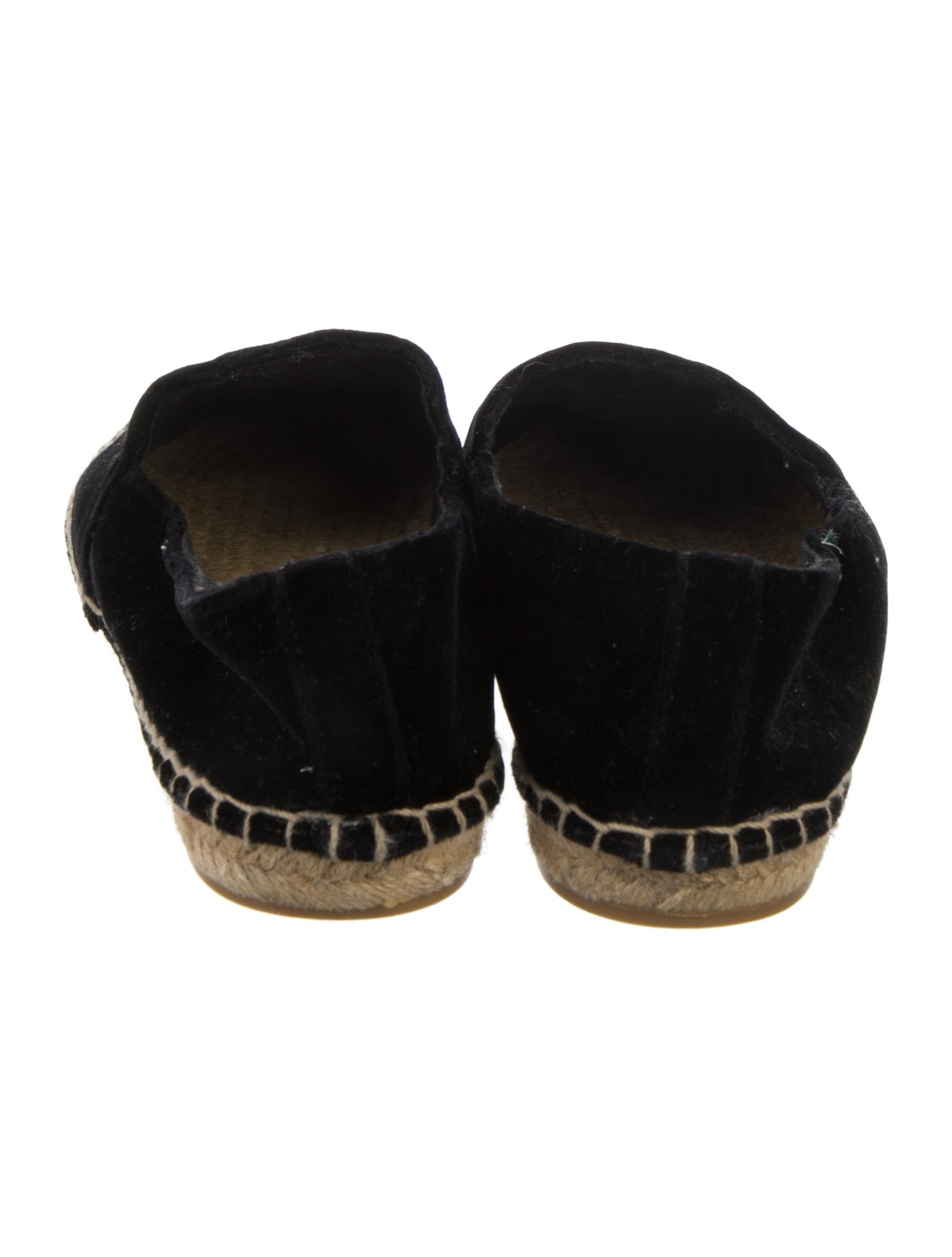 Tory Burch Velvet Chain-Link Accents Espadrilles